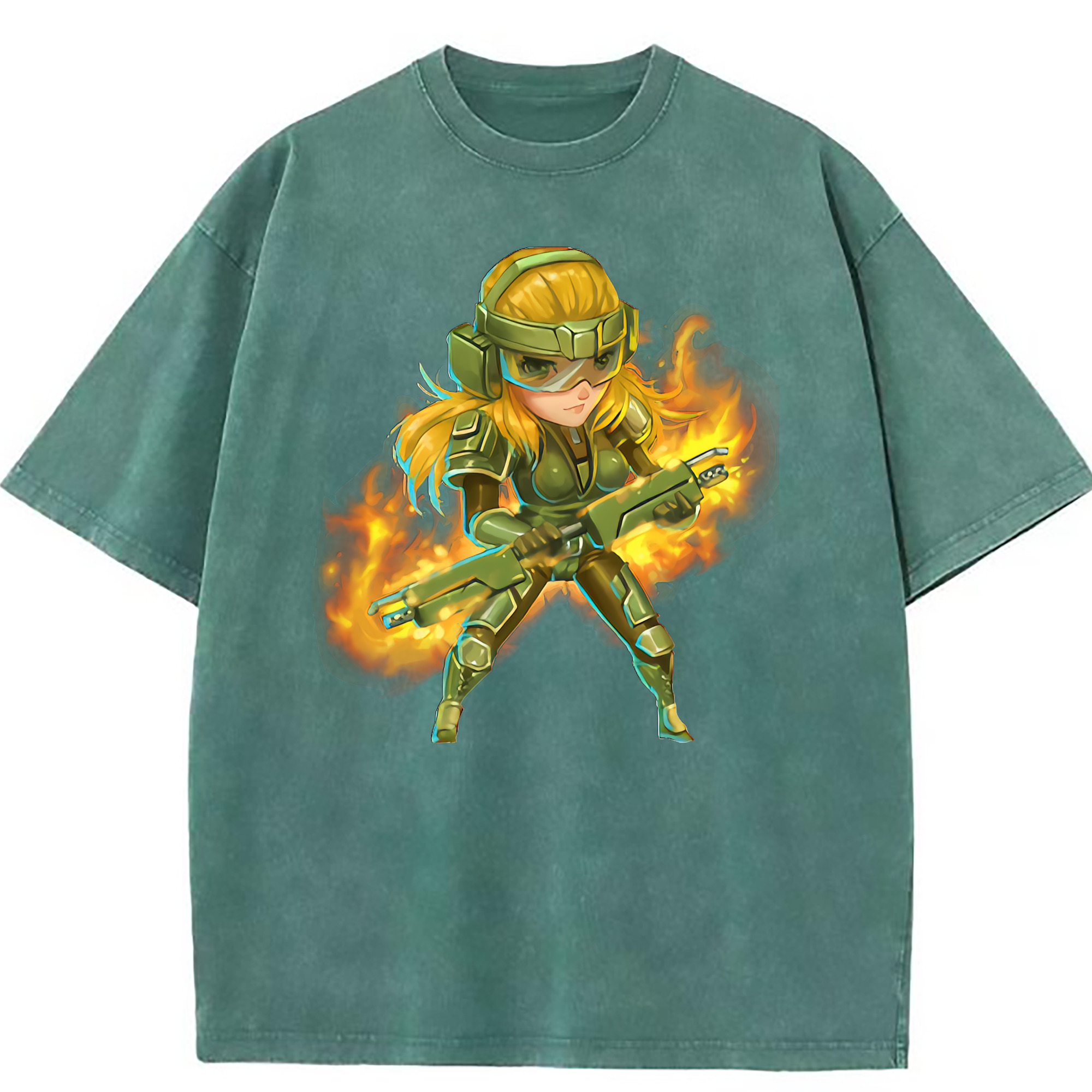 （画像用） リーグ・オブ・レジェンド League of Legends LOL 綿100% ヴィンテージ風 半袖Tシャツ（フロントプリント）